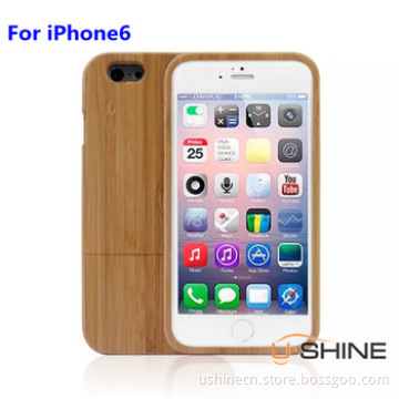 Wholesale Shenzhen manufacturer bamboo Case for iphone 6 wood cover case